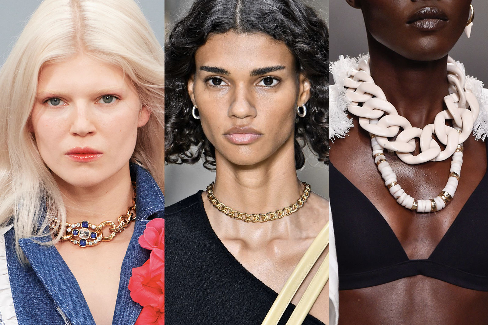 Chunky Chain-Link Necklace Trend 2019