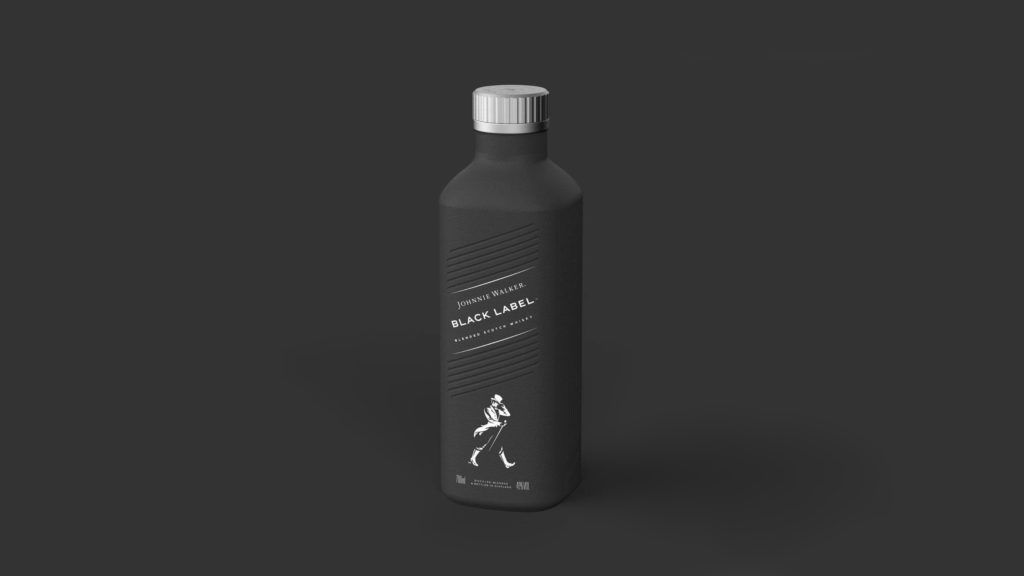 Diageo has made the world’s first paper-based spirits bottle