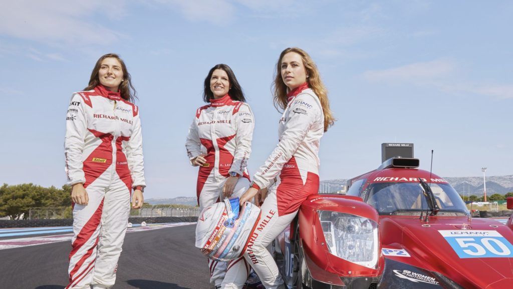 Say hello to the all-female lineup of the new Richard Mille Racing Team