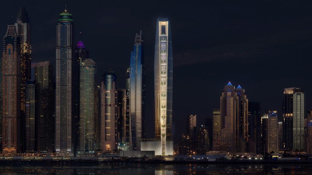The world’s tallest hotel is currently being built in Dubai