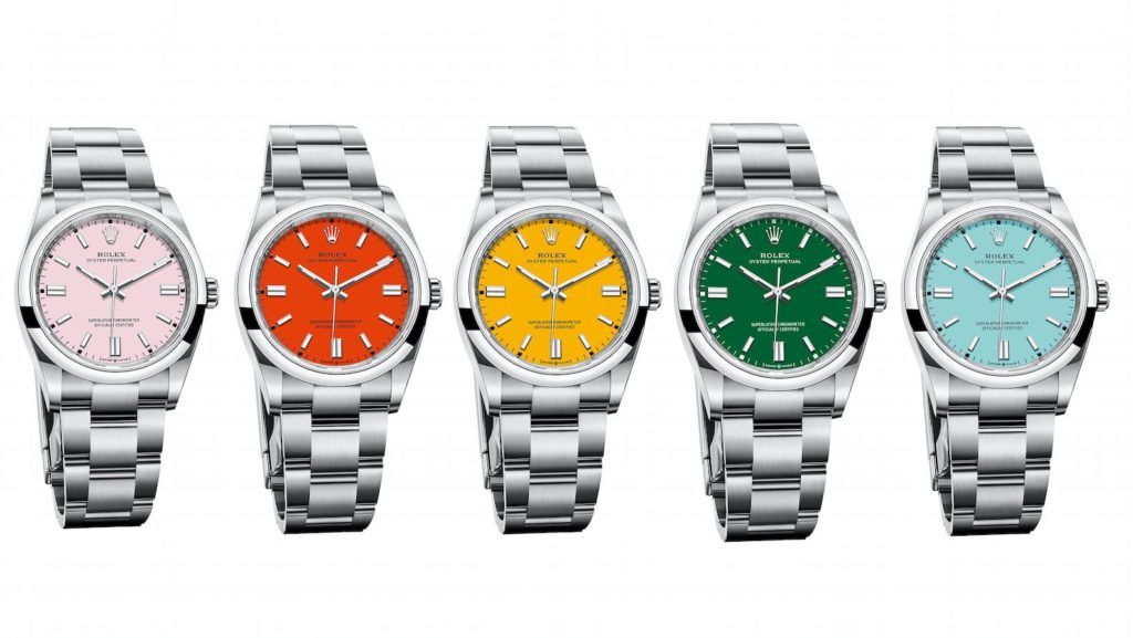 For 2020, Rolex imbues its classic Oyster Perpetual 36 with five funky new colourways