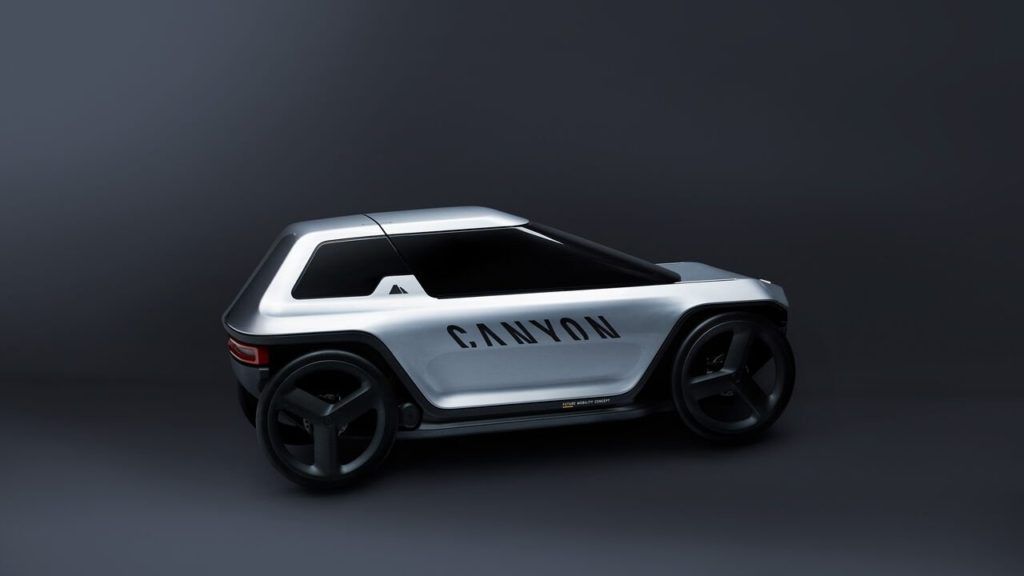 Could this half-bike, half-car be the transportation of the future?