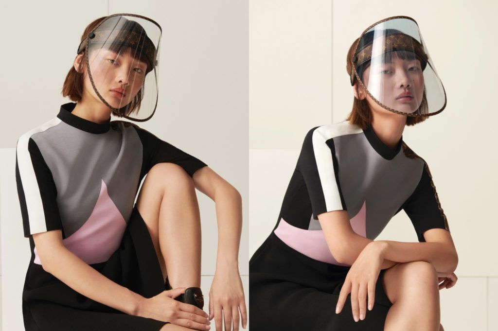 Louis Vuitton to launch £750 face shield that can also be worn as