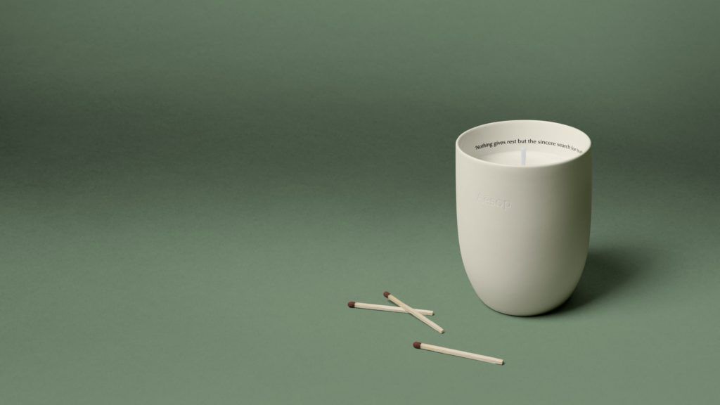 Aesop is finally launching its first candle collection, inspired by astronomy