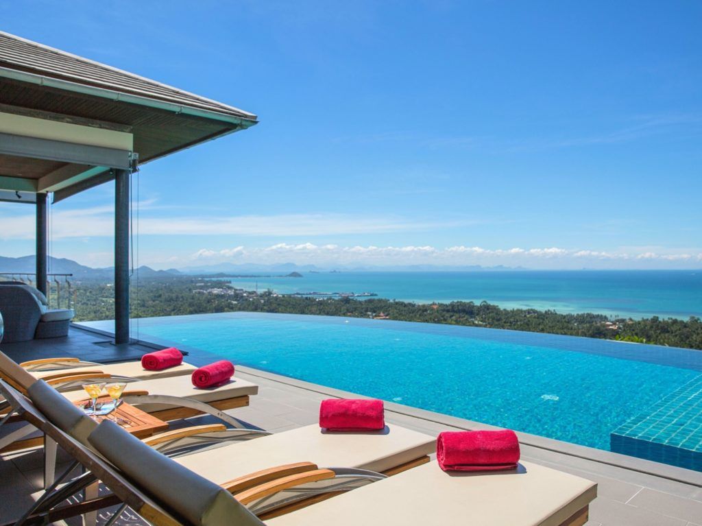 Baan View Talay offers a private bird’s eye view over Koh Samui