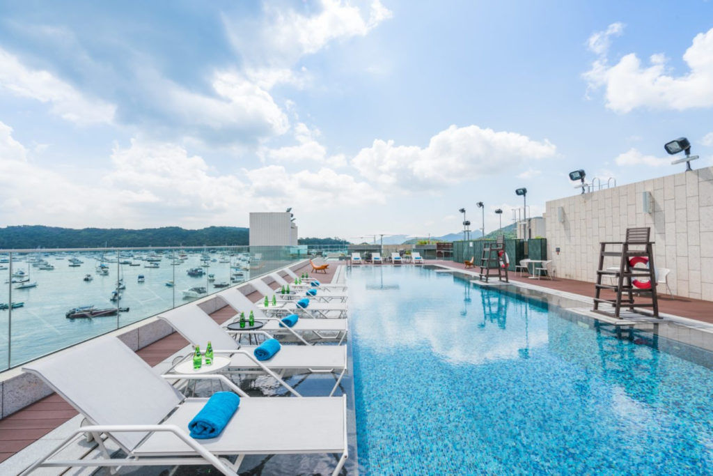 The Pier Hotel Rooftop Pool Sai Kung Hong Kong