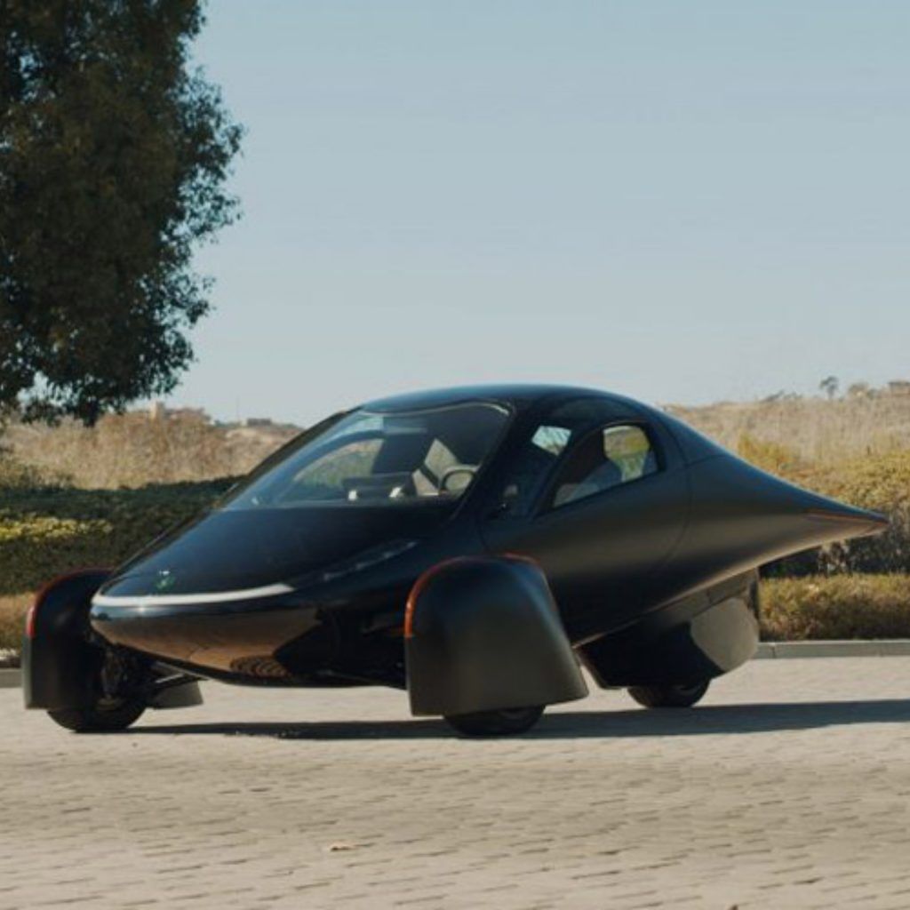Thanks to solar panels, this electric vehicle doesn’t need to be charged