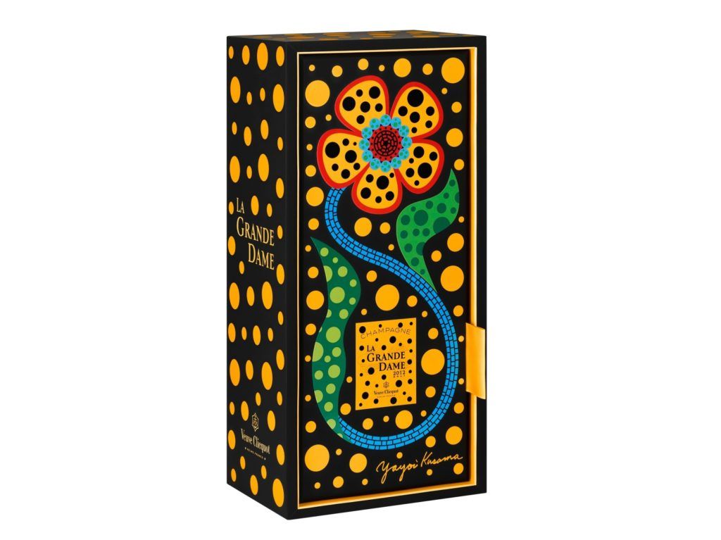 Yayoi Kusama's collaboration with Veuve Clicquot blossoms