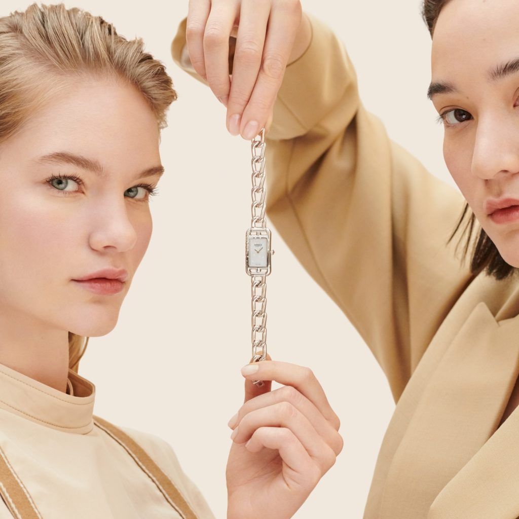 The Hermès Nantucket watch links up with an original House code for 2021