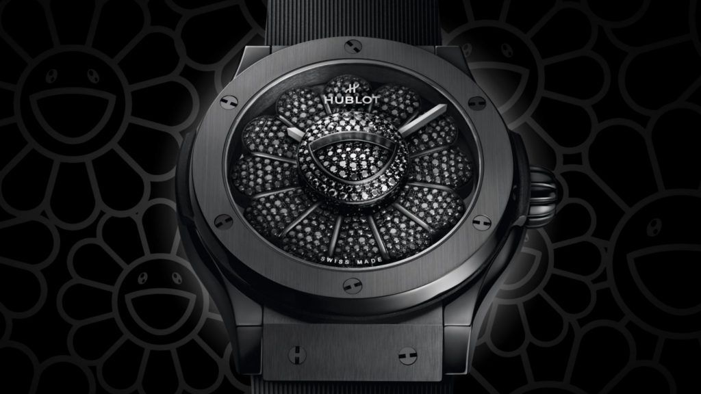 Takashi Murakami goes dark for Hublot, unveiling an all black Classic Fusion