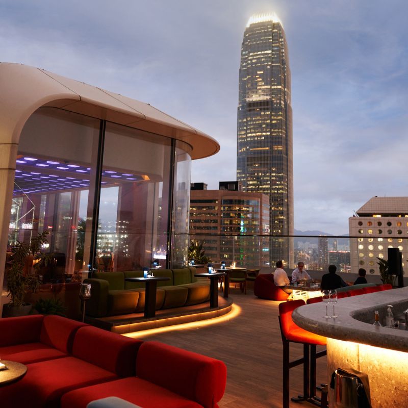 Soak in the incredible views at the best outdoor bars in Hong Kong