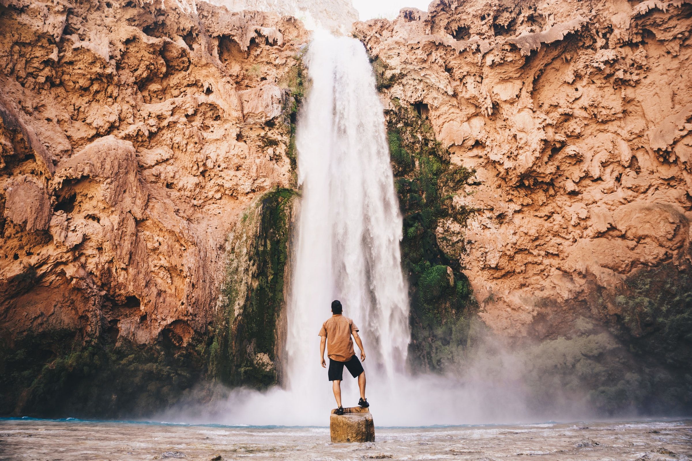 Янг река. Конгу водопад. Водопад Хавасупай. Крыло ангела водопад. Angel Waterfall.