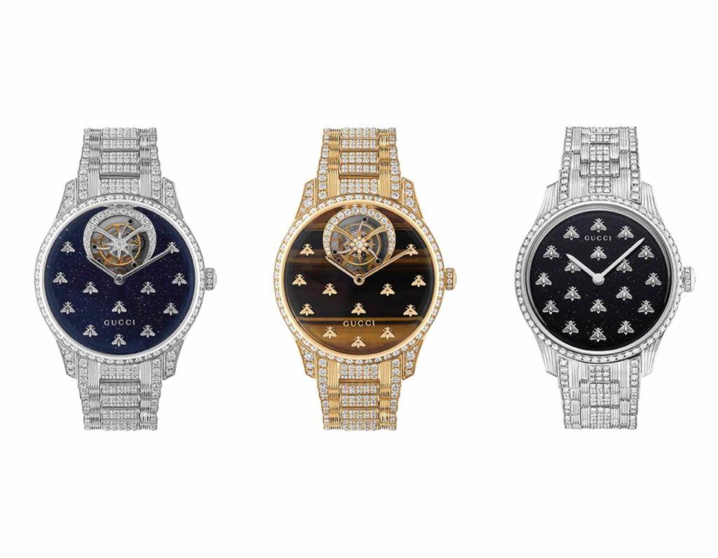 gucci dancing bees high watchmaking