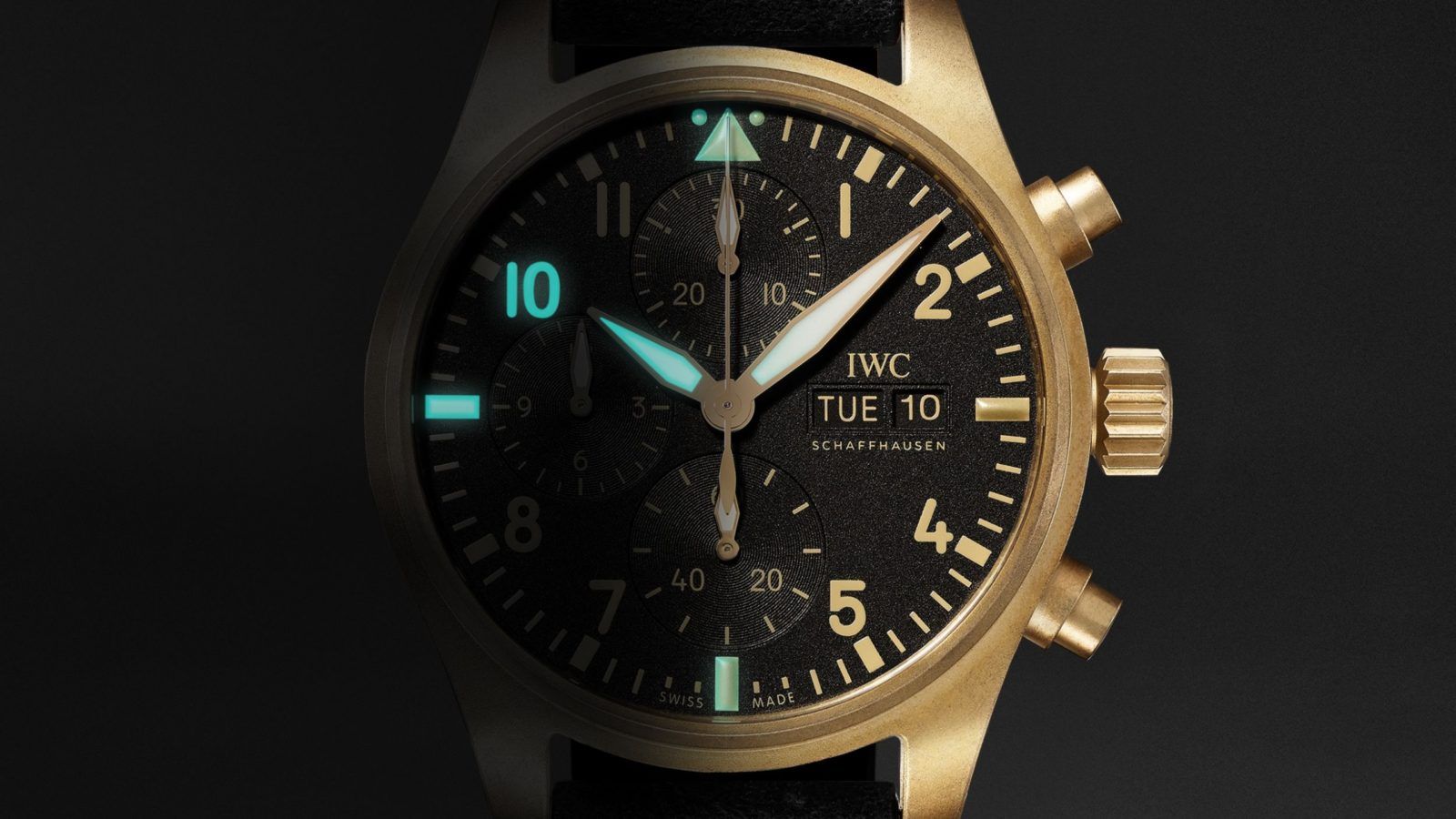 Celebrate 10 years of Mr Porter with a limited edition IWC Pilot’s Watch Chronograph