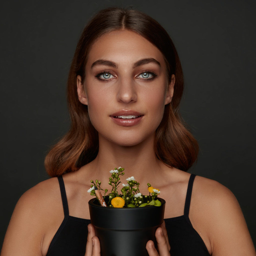 Introducing Sprout World: A zero-waste eyeliner that blooms into wild flowers