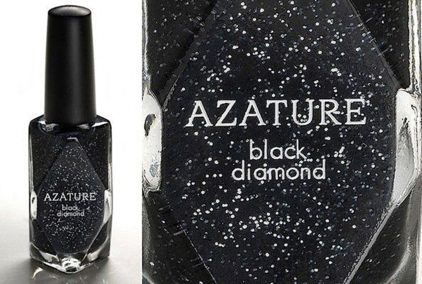 Azature Black Diamond Nail Polish