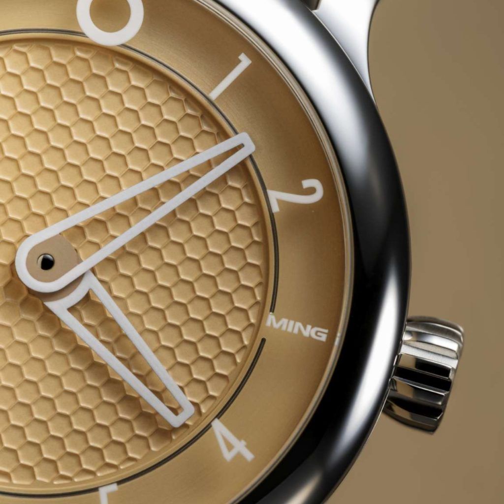 Massena Lab’s new collaboration timepiece with MING has a honeycomb dial