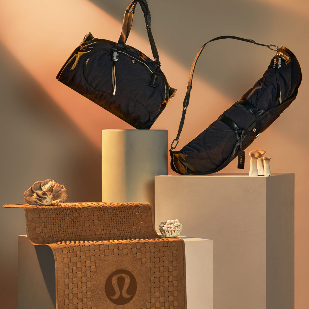 Lululemon unveils the first yoga accessories made from mushrooms