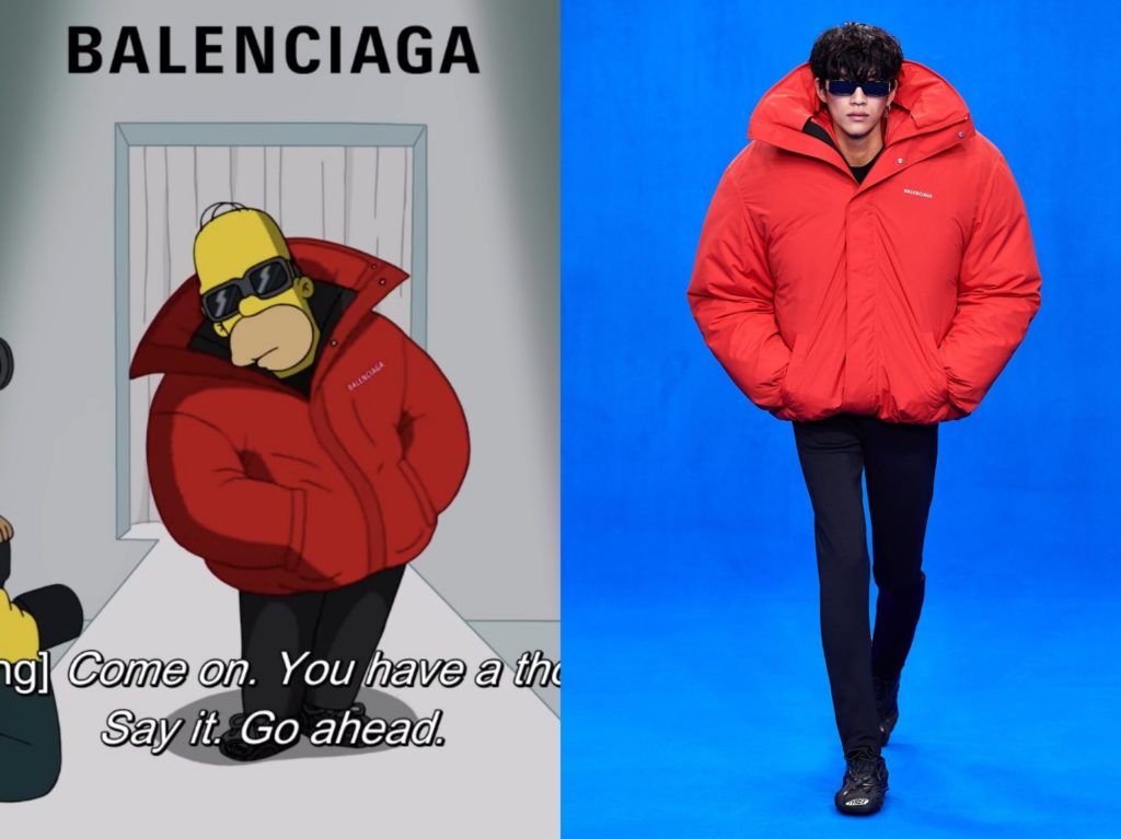 Every single look from the Balenciaga x The Simpsons episode