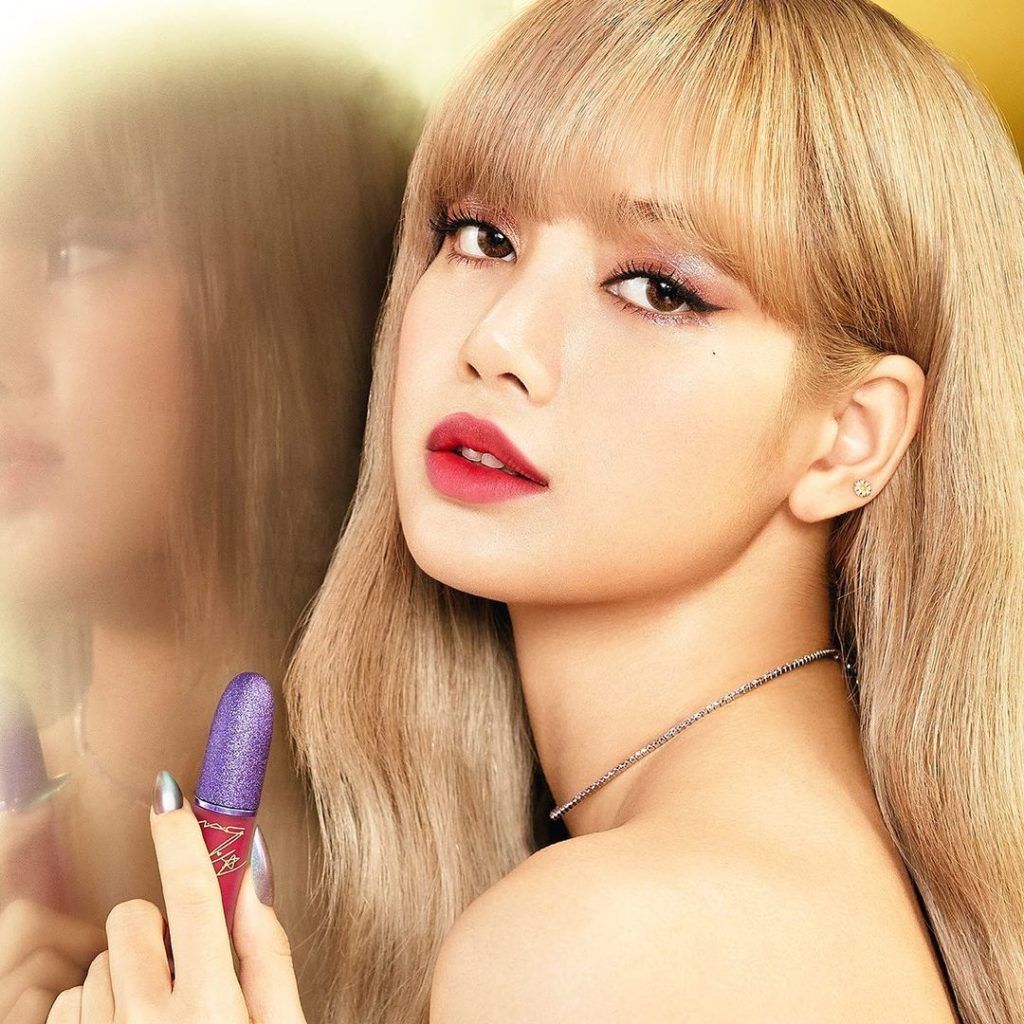 Here’s a sneak peek at Lisa from Blackpink’s first collection with MAC Cosmetics