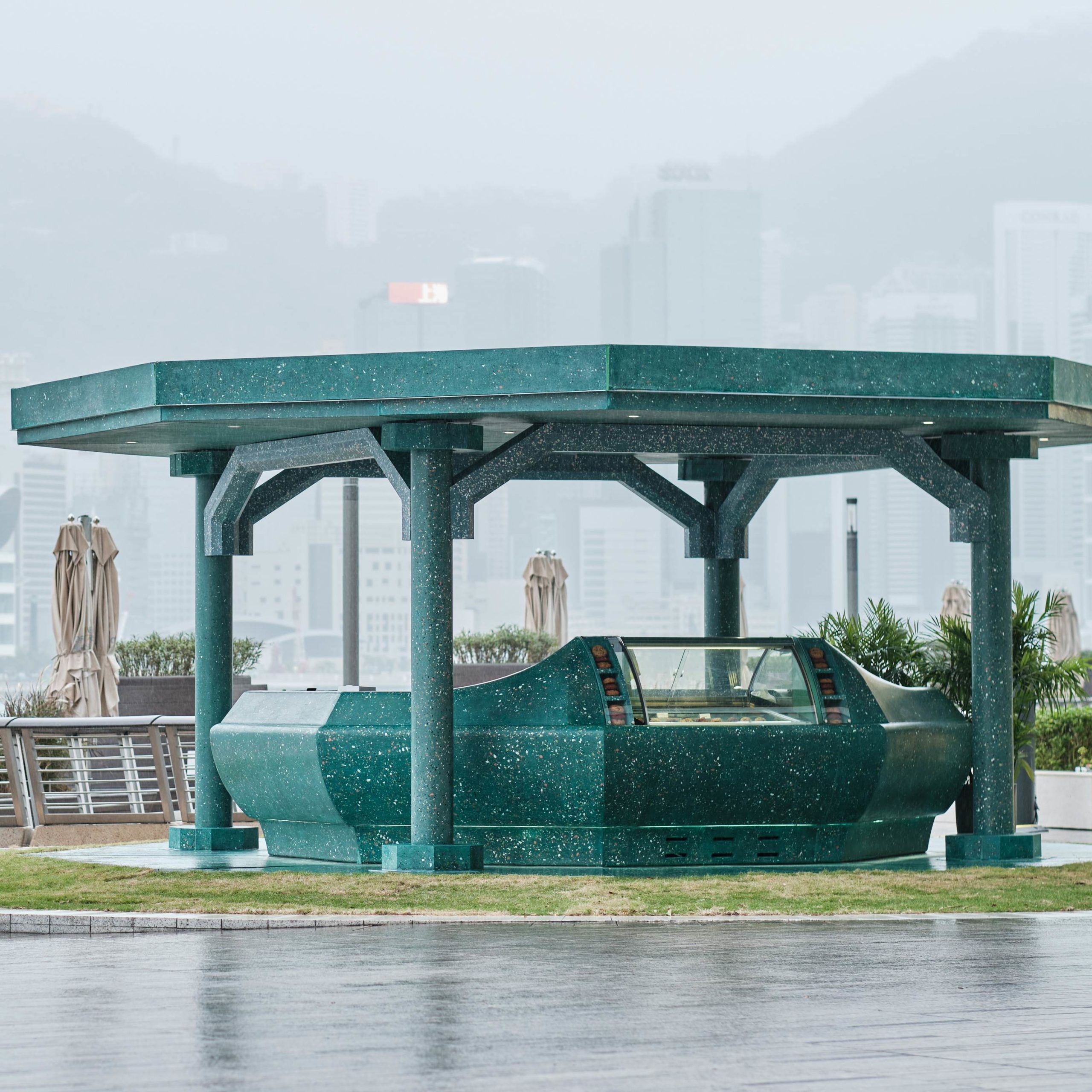 Inside Job Dockside Dairy's retro ice cream kiosk by Joyce Wang Studio