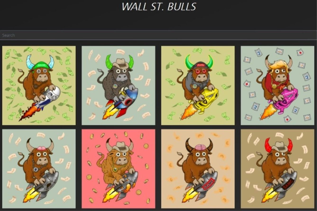 Makers Of Wall Street Bulls NFTs Introduce New Feature