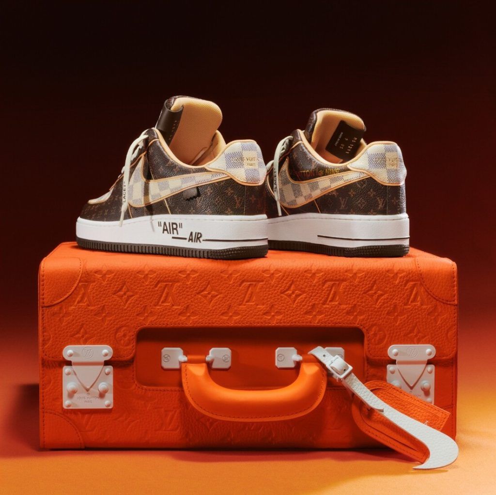 Louis Vuitton x Nike Air Force 1 by Virgil Abloh Sneakers Details