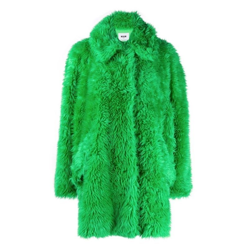 MSGM's Oversized Faux Fur Coat