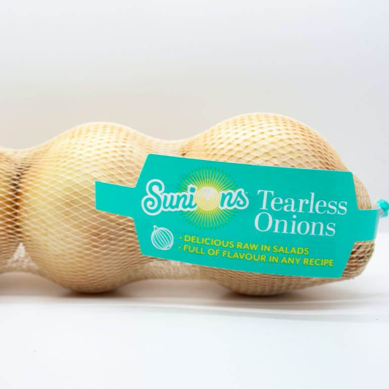 Sunions A new breed of onions that are sweeter, crunchier and "tearless"