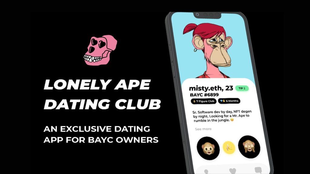 Lonely Ape Dating Club: The first dedicated dating app for NFT collectors
