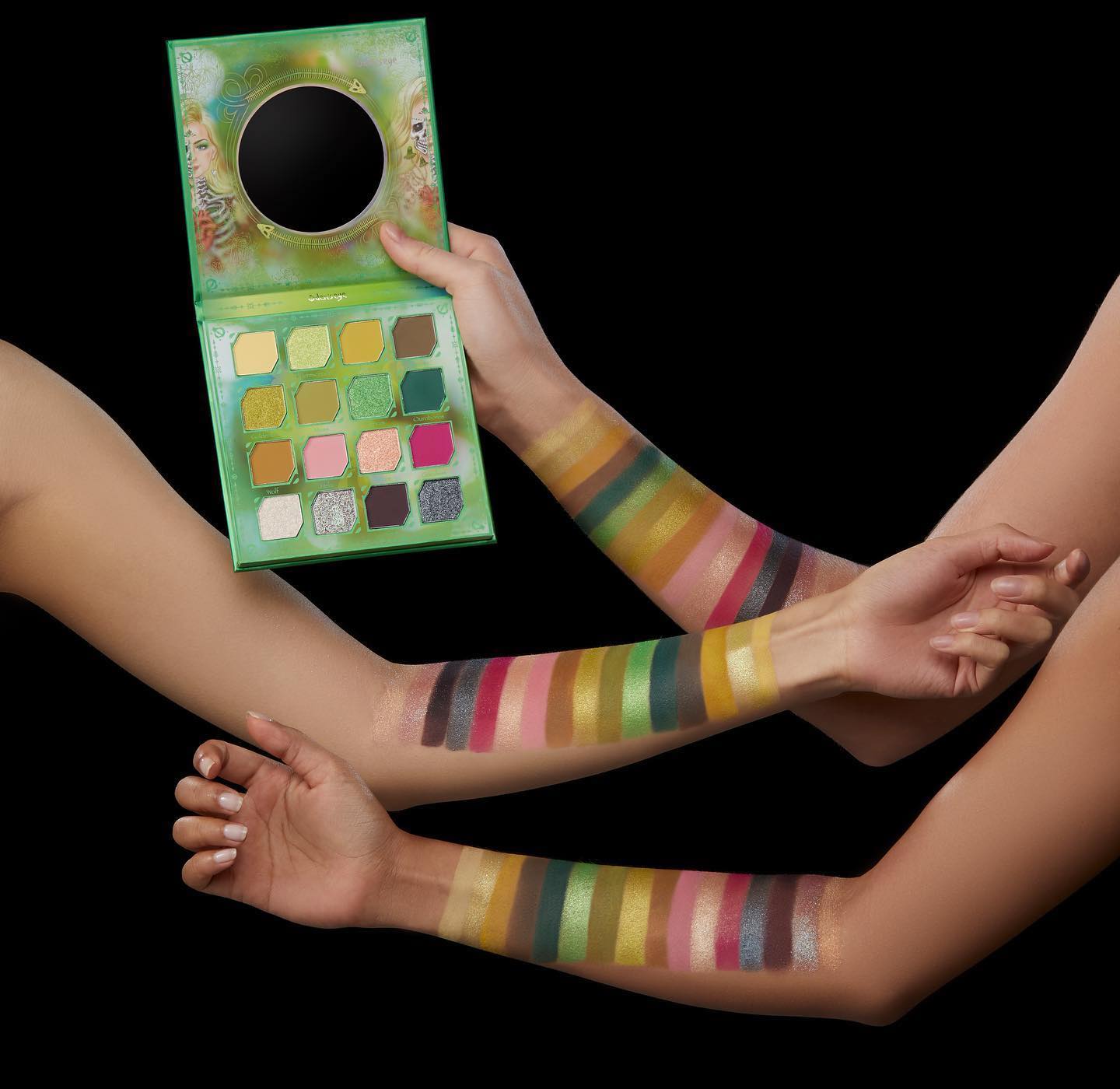 colourful eyeshadow palettes indie beauty makeup brands odens eye