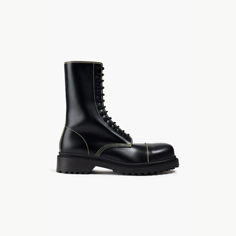 Balenciaga's Black Leather Boots