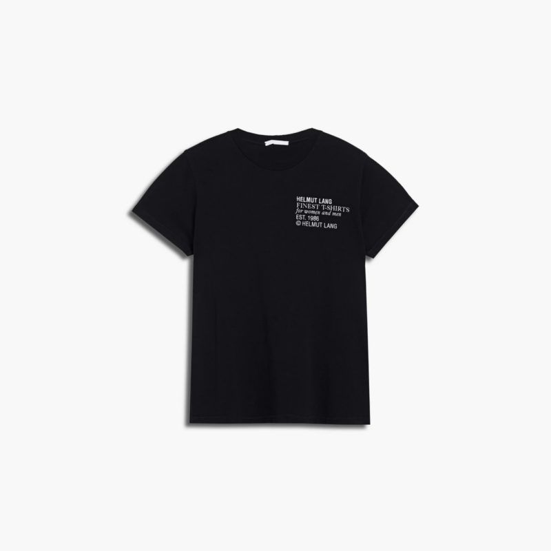 Helmut Lang's Logo Embroidered T-shirt