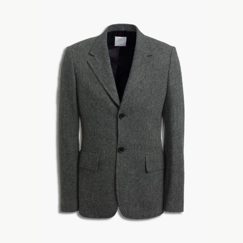 Sandro's Slim-Fit Wool-Jacquard Suit Jacket