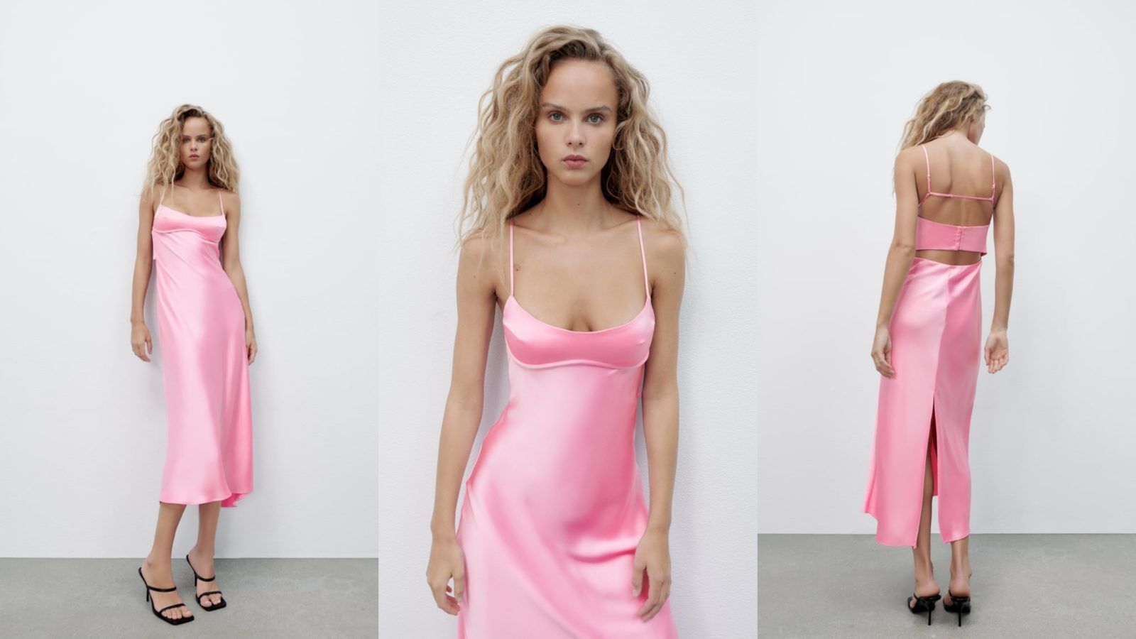 You Need This: Zara’s candy-pink slip dress (that went viral on TikTok)