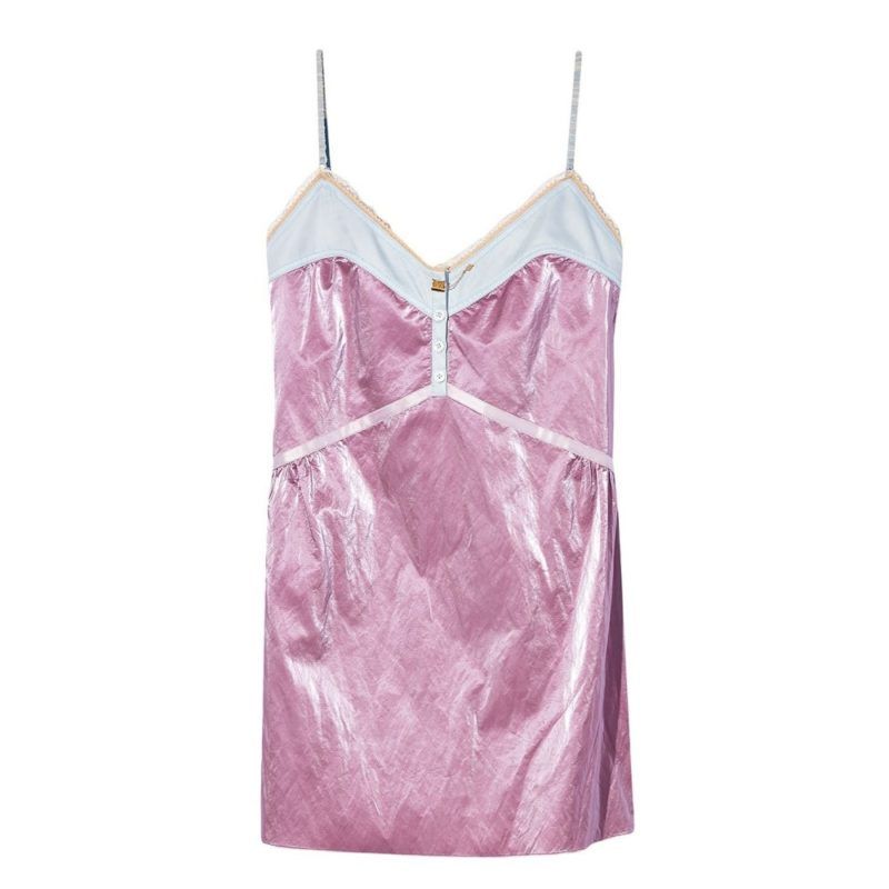 Marc Jacobs' Buttoned-Placket Slip Dress
