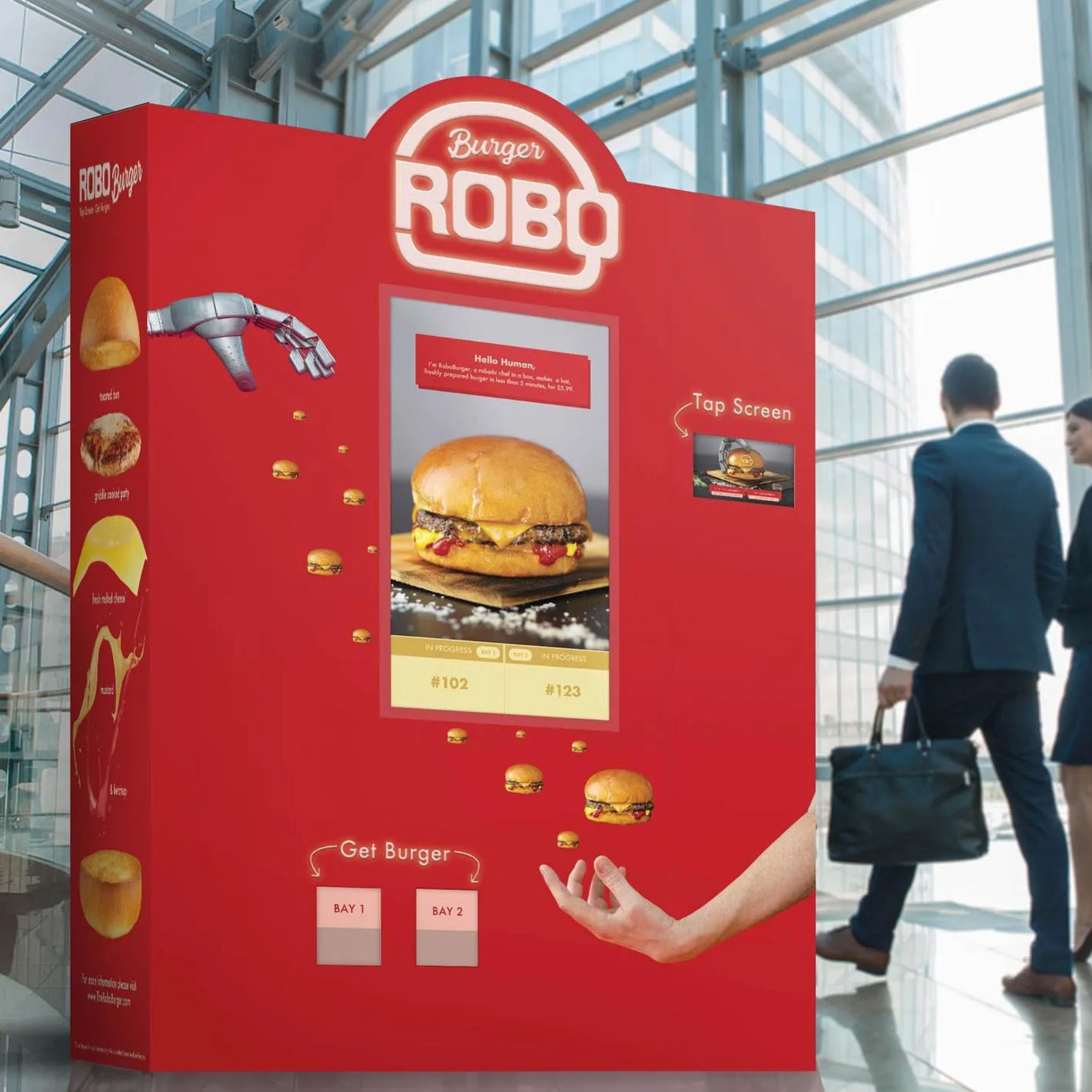 roboburger robot vending machine