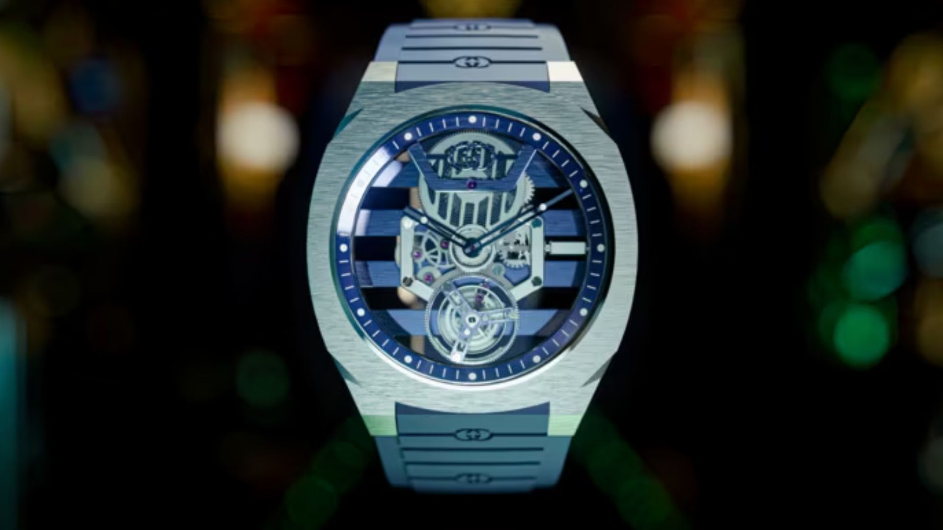 Gucci 'High Watchmaking' Collection: GUCCI 25H Skeleton Tourbillon