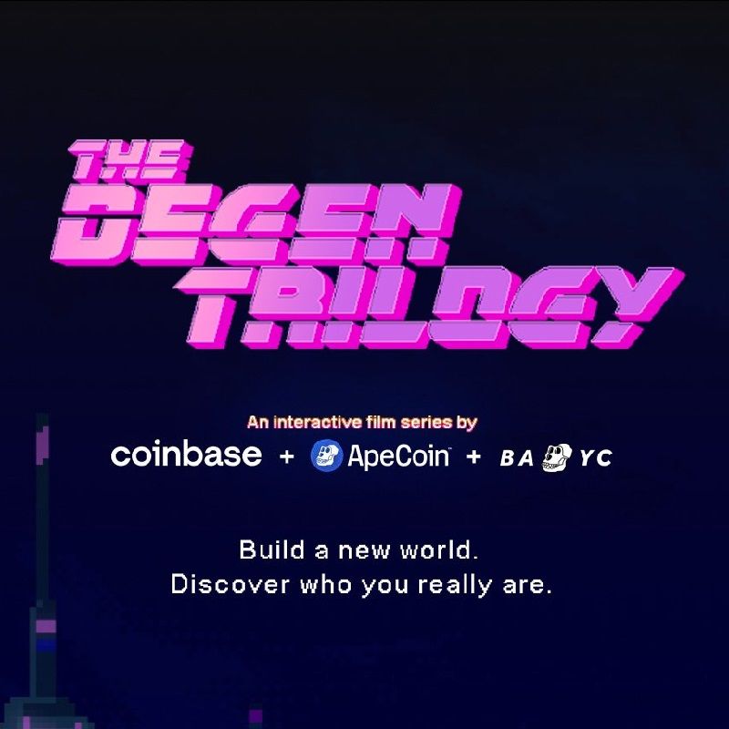 Coinbase announces film trilogy featuring Bored Ape Yacht Club NFTs