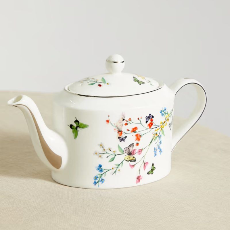 Nimerology's Isabelle's Garden Party Bone China Teapot