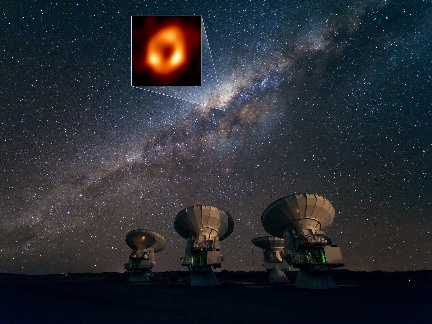 First image of the black hole at the centre of Milky Way released