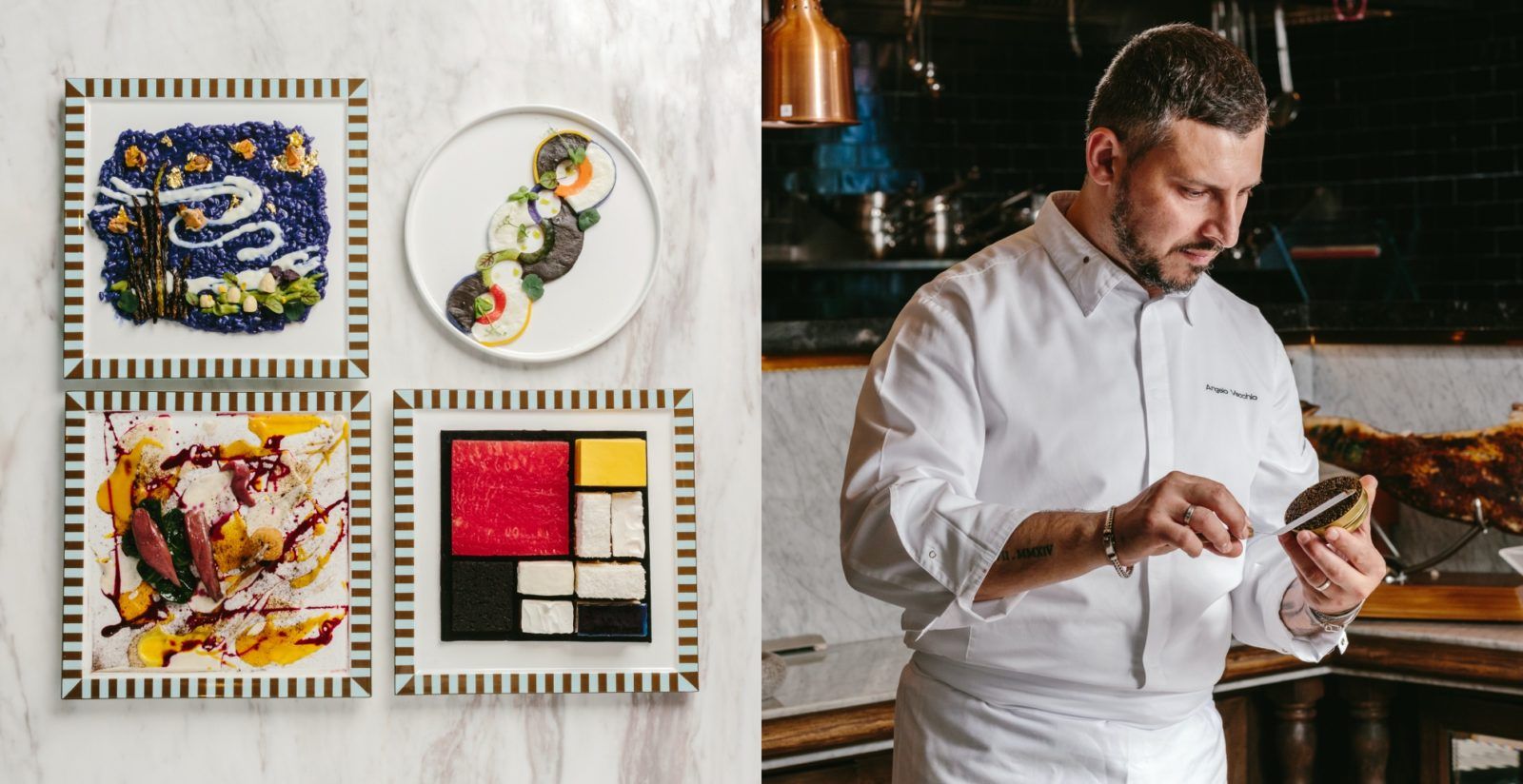 Angelo Vecchio of Aria Italian debuts “An Art Menu by Aria” for Art Month
