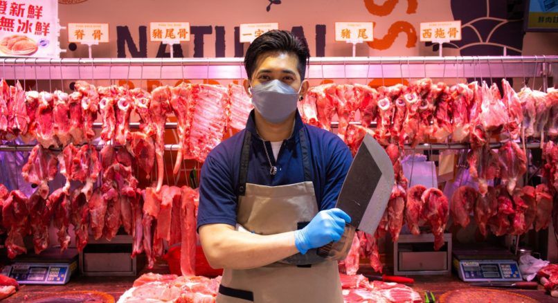 Meet Samuel Lau the butcher heartthrob stealing hearts in Hong Kong
