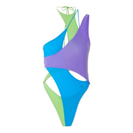 The Attico's Asymmetric Cut-out Swimsuit