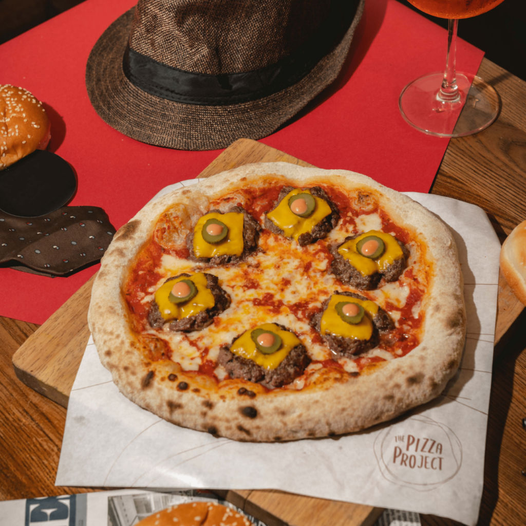 This Weekend: The Pizza Project x Honbo’s Cheeseburger Pizza