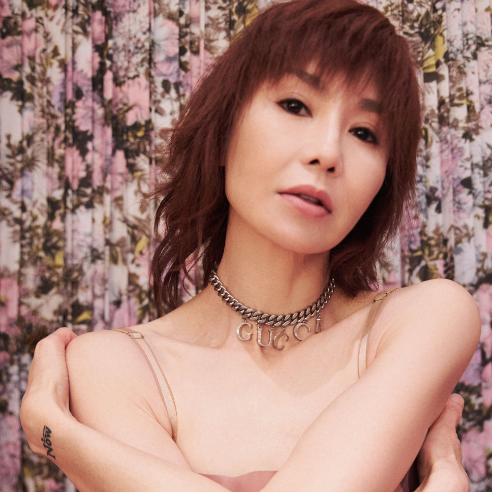 Hong Kong Actress Maggie Cheung Poses Fondation Louis Vuitton's