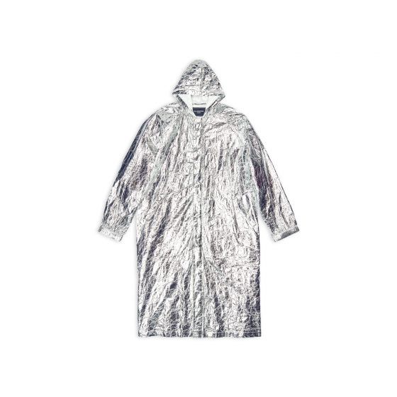 Balenciaga's Tyvek® hooded raincoat