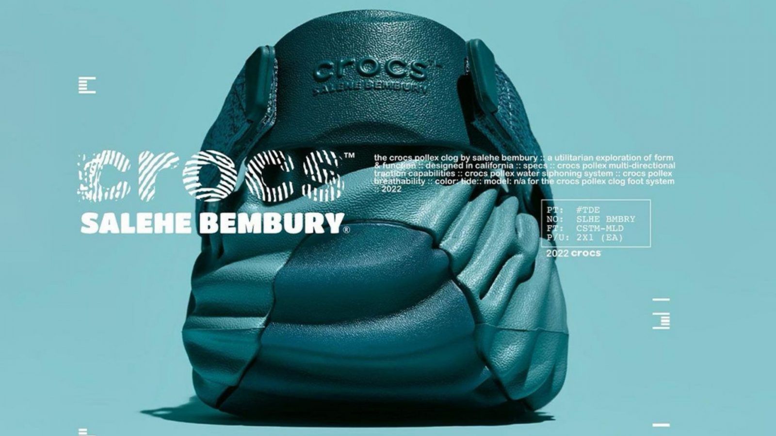Salehe Bembury x Crocs’ new Pollex Clog moves currents