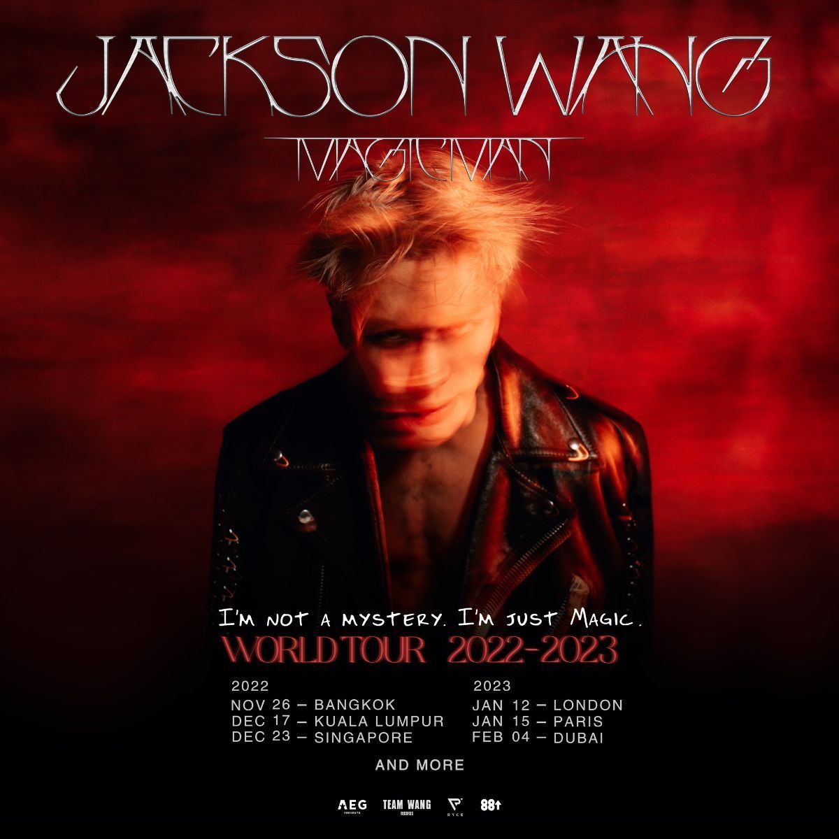 Jackson Wang Magic Man World Tour 2022-2023: Dates, tickets