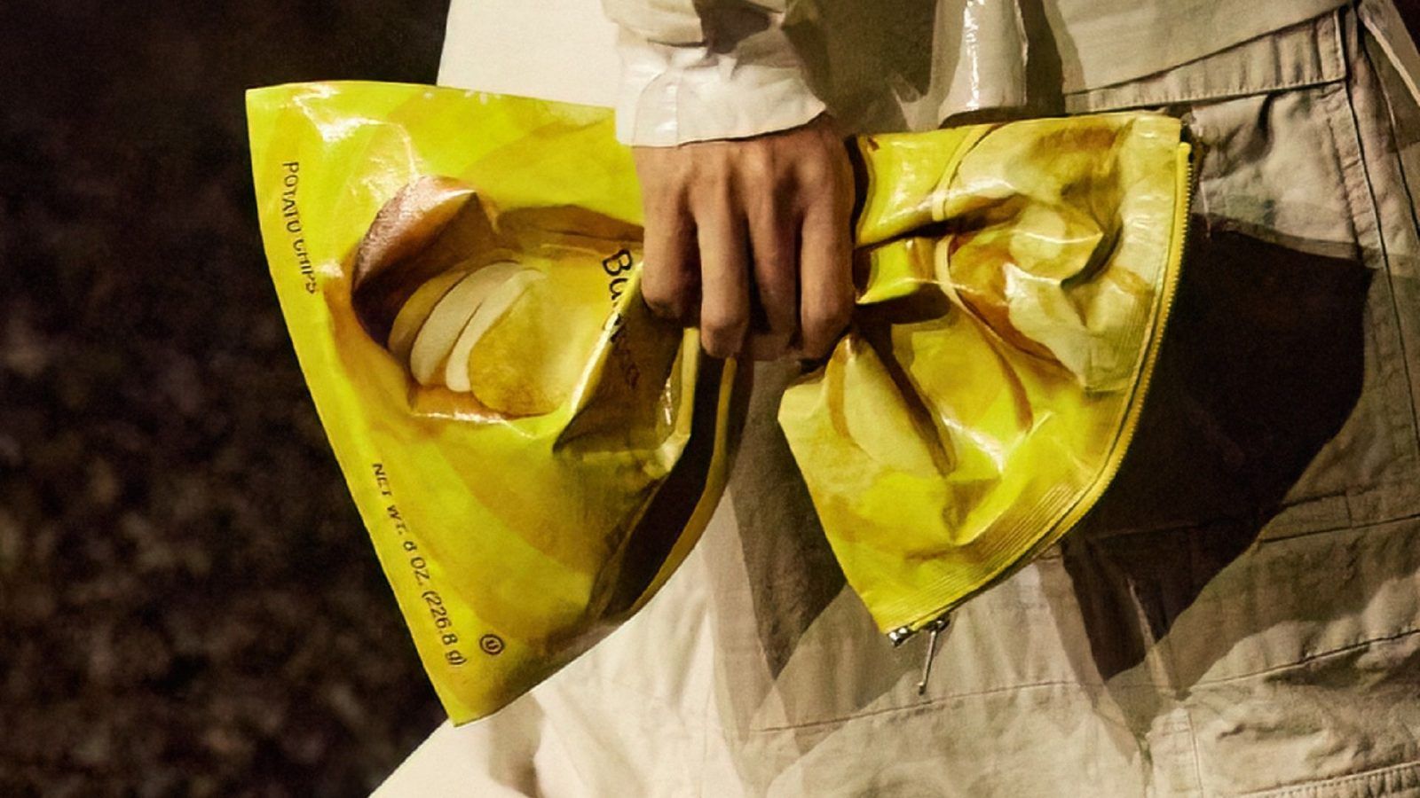 Balenciaga reveals a bag that looks like a Lay’s potato chips packet